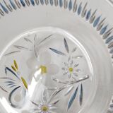 Walther glass butterfly and flower glass bowl