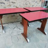 lot of 3 vintage bistro tables