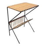 1960 rattan magazine harness triangular