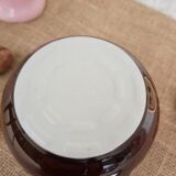 Pot à lait vernissé marron Villeroy & Boch Made in Luxembourg - vintage