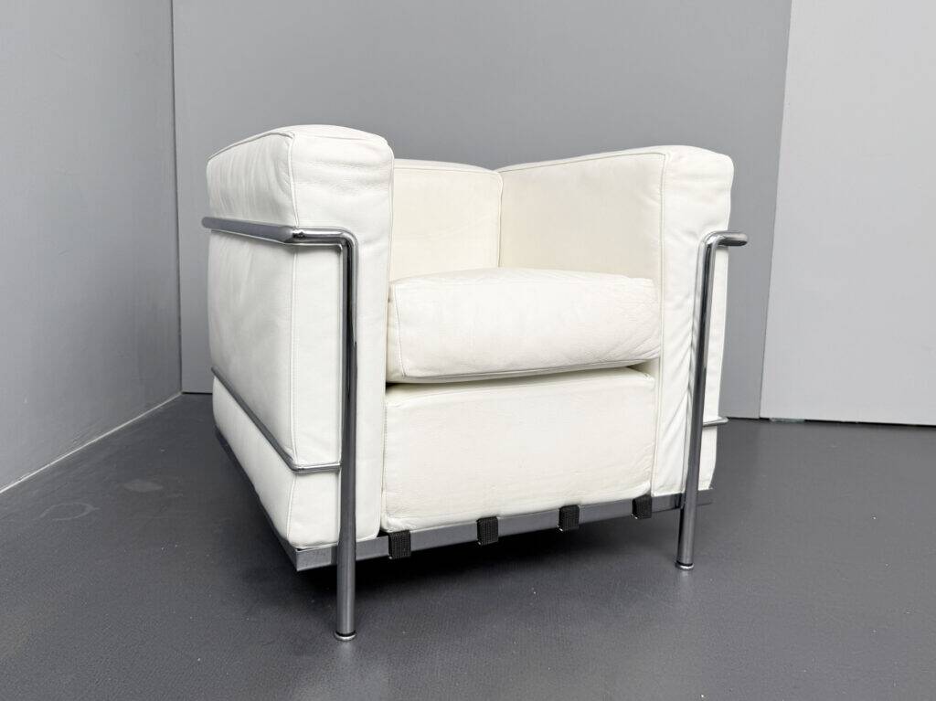LC2 armchair by Le Corbusier for Cassina, Italy, 2000s