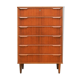 Chest of drawers teak, danish design, 60's, producer: trekanten-hestbæk a/s