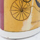 Metal wastebasket "Light Brett" lithographic print by Arthur A. Kaplan Co.