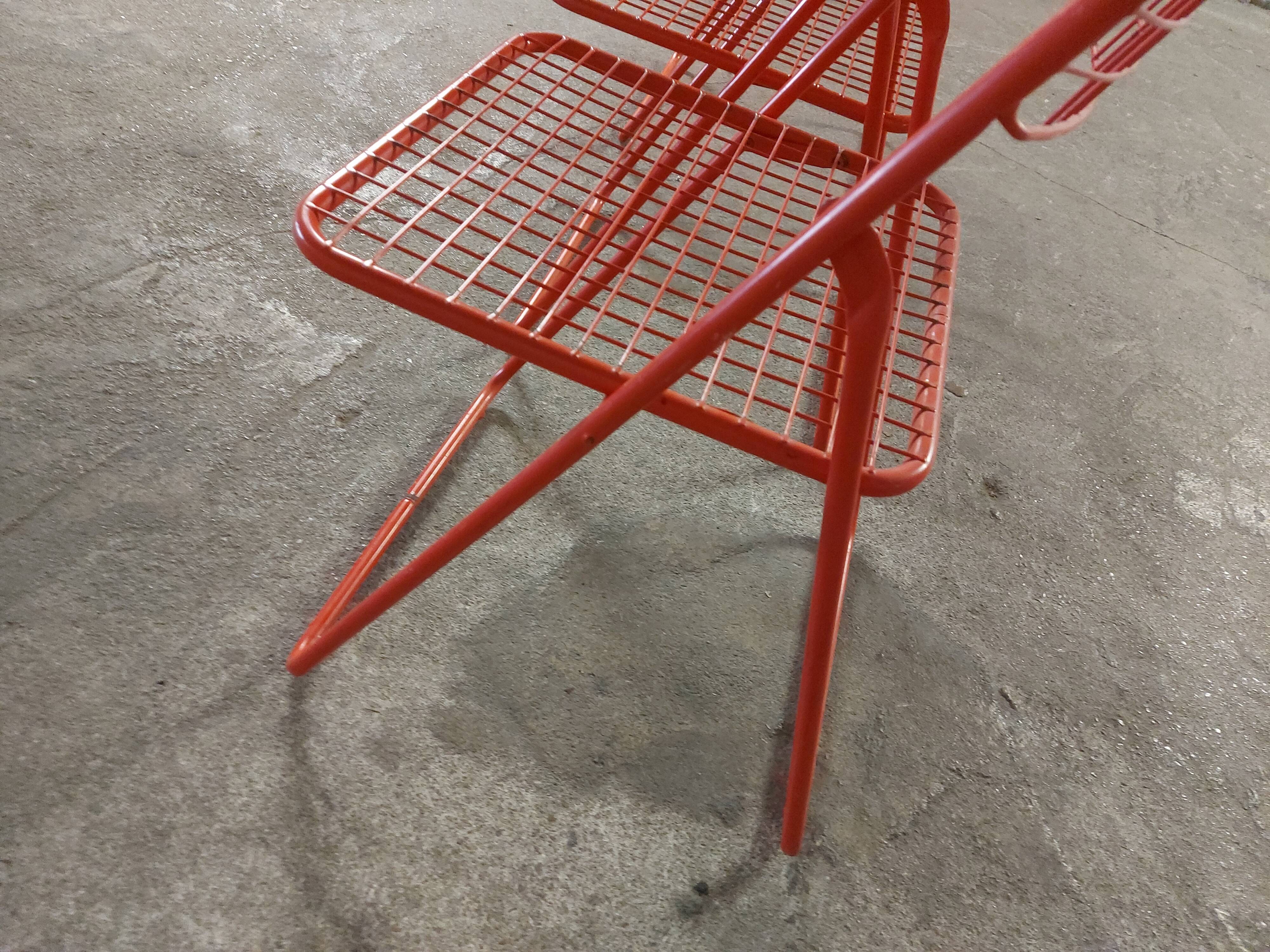 3 Ted Net folding chairs by Niels Gammelgaard , vintage 80's