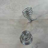 Vintage egg cups with springs