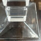 Post-modern crystal candlestick, Nachtmann House