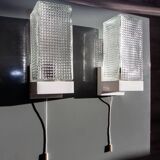Pair of modernist wall lights from the 1960s