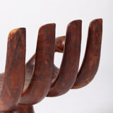 Solid wood hand chair