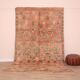 Peach Vintage Moroccan Rug 180 x 305 cm, Berber Wool Rug, Handmade Boho Rug