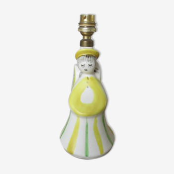 Lampe en céramique stylisée " Poteries du Marais - Paris " années 0 60