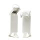 Pair of Vintage Italian Postmodern Loft  Table Lamps in Metal