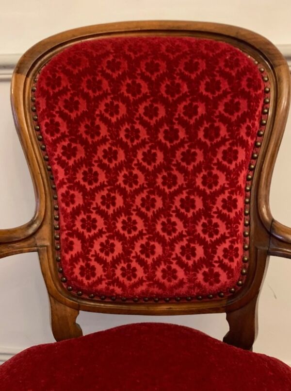 Fauteuil Cabriolet Style Louis XV, vers 1850