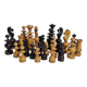 Antique boxwood chess set, Regency style, late 19th - early 20th century, complete, 10.5 cm