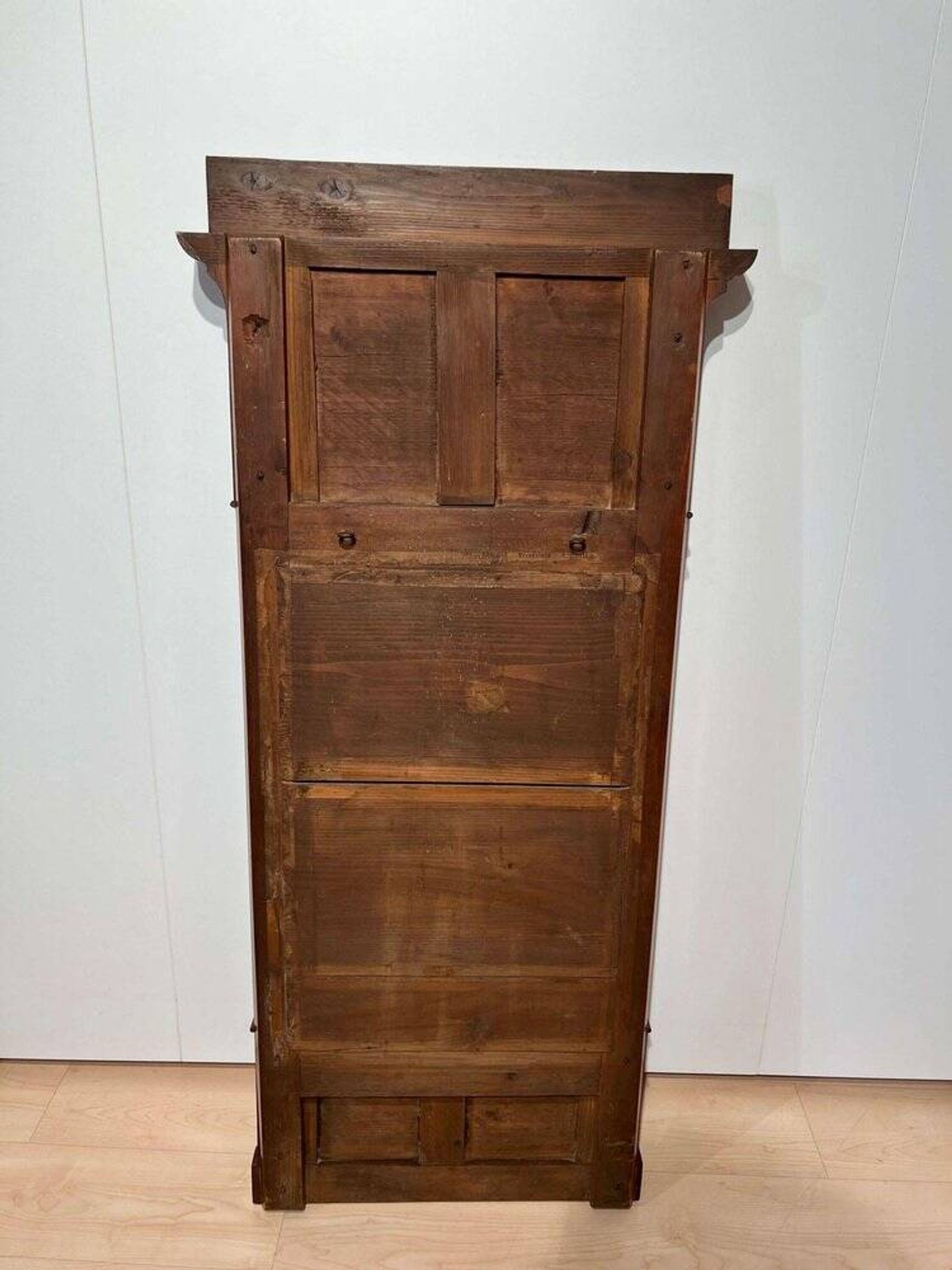 Biedermeier Wall Mirror in Cherrywood Veneer, South Germany, 1830s