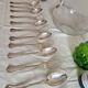 Cutlery set of 13 pieces in silver metal by Christofle