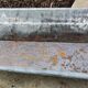 Old zinc trough/vintage planter