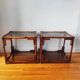 Pair of vintage 70/80s bedside tables and sofa ends