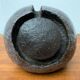 Brutalist mid-century studio pottery art sculpture from the 1960s.
