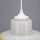 1970s Glass Pendant Light, Czechoslovakia