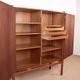 Swedish High Cabinet, Teak, Beech, Brass model Napoli, David Rosen 1960.