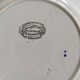 Rare set of 6 plates Creil & Montereau (Floral pattern) – circa 1850