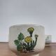 Set de 4 tasse à thé "herbier" , 1960/70, céramique