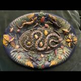 Plat dans le style de Bernard Palissy