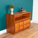 Retro Teak 1960s Nathan Squares Mid Century Sideboard TV Cabinet