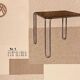 Table Bauhaus fonctionnaliste originale de Mucke Melder