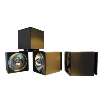 4 philips spot ceiling lights, 70s