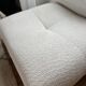 Pouf bouclette blanche SIA