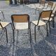 11 school chairs from the 70s