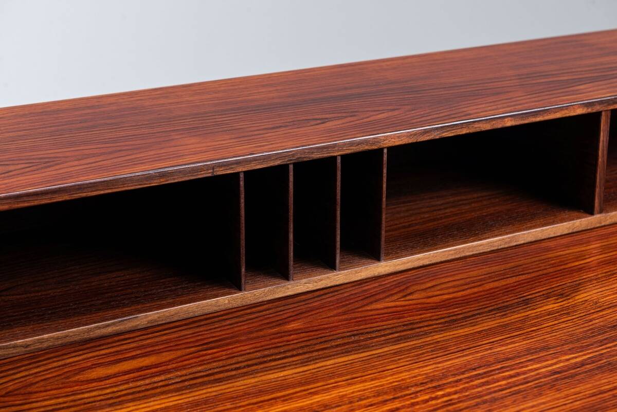 Peter Lovig Flip-Top Partners desk rosewood Lovig Denmark 1960