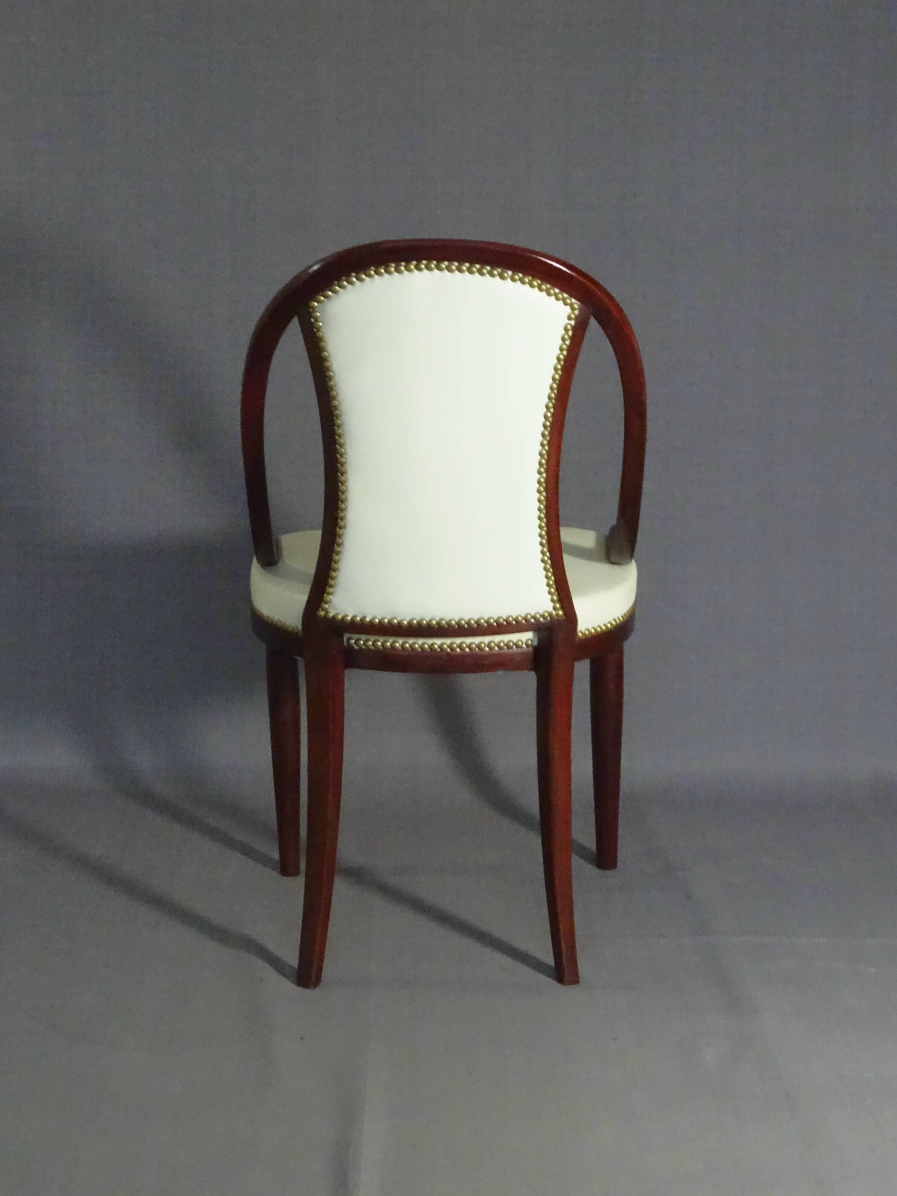 Pair of chairs by otto prutscher for thonet no. a845. circa 1930.