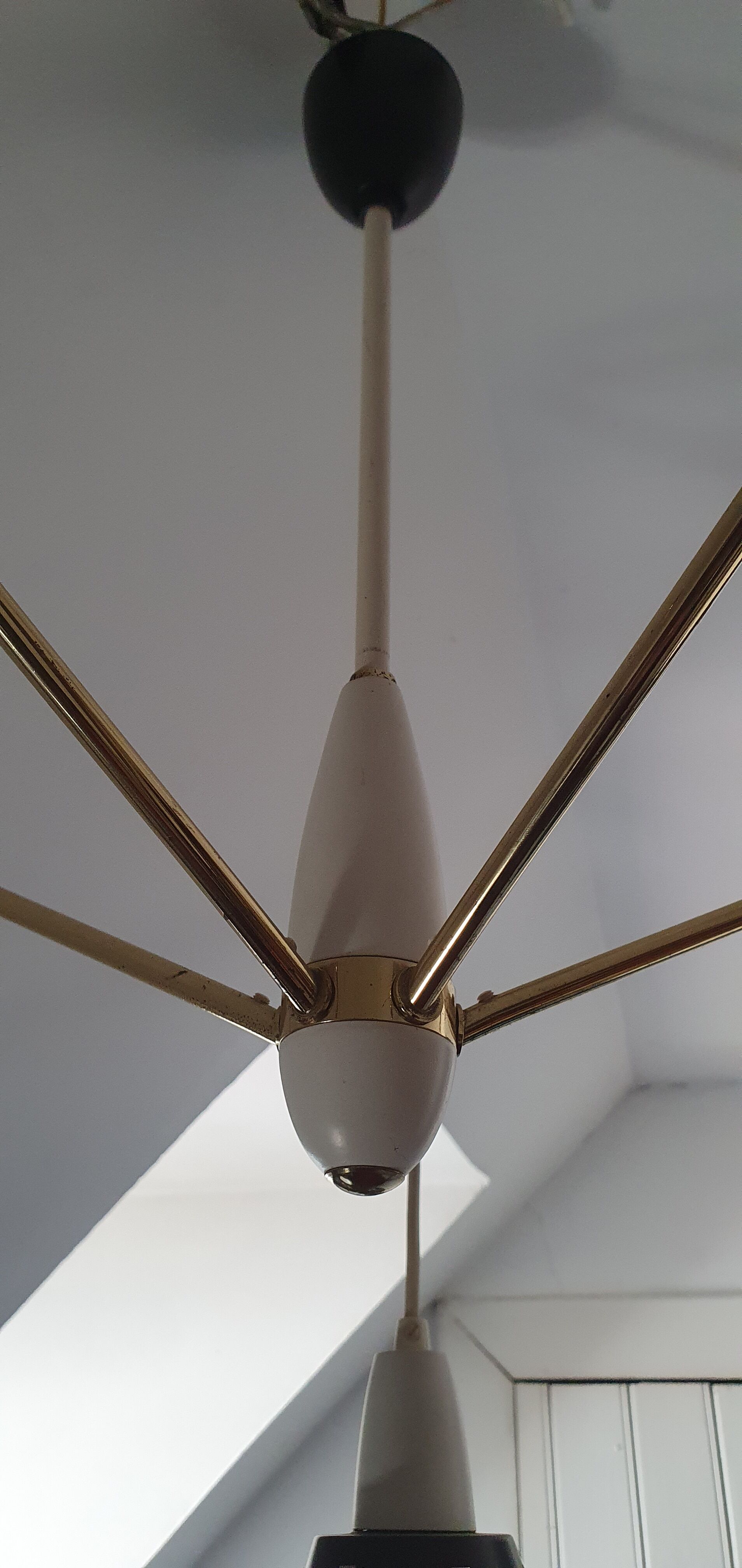 Modernist 1960s ceiling light