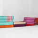 Canapé Mah Jong Roche Bobois design Kenzo Takada par Hans Hopfer, ensemble de 11.