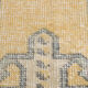 Tapis turc jaune oriental, 137x211cm