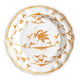 Assiette faïence de Moustiers oiseau orange