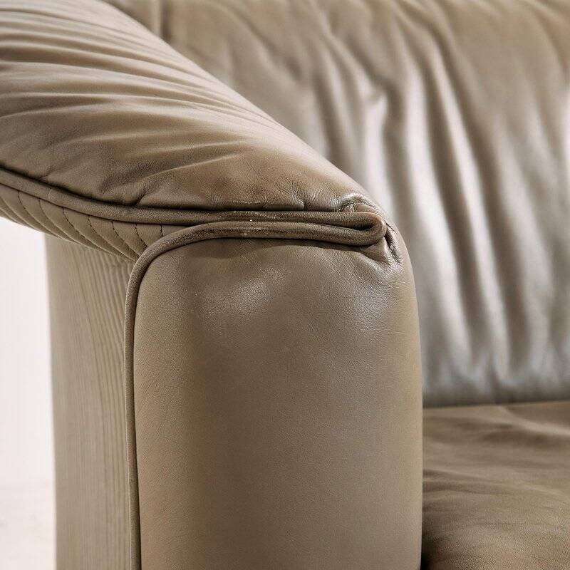 Aura Leather Sofa Set by Paolo Piva for Wittmann, 1980s, Set of 3