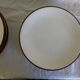 set of 12 flat plates in glazed earthenware Siena by KMK Scandinavia 1965