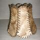 Goat skin lampshade