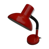 Lampe de bureau articulée rouge vintage 70s