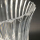 Crystal peddle vase carved baccarat unsigned 19th