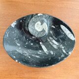 Empty carved stone pocket