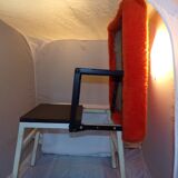 Foldable stepladder in small bench