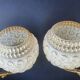 Large vintage wall sconces pair