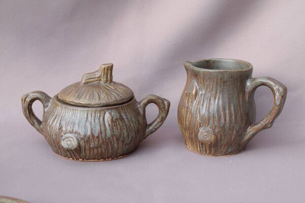 Service à café vintage vallauris ''tronc