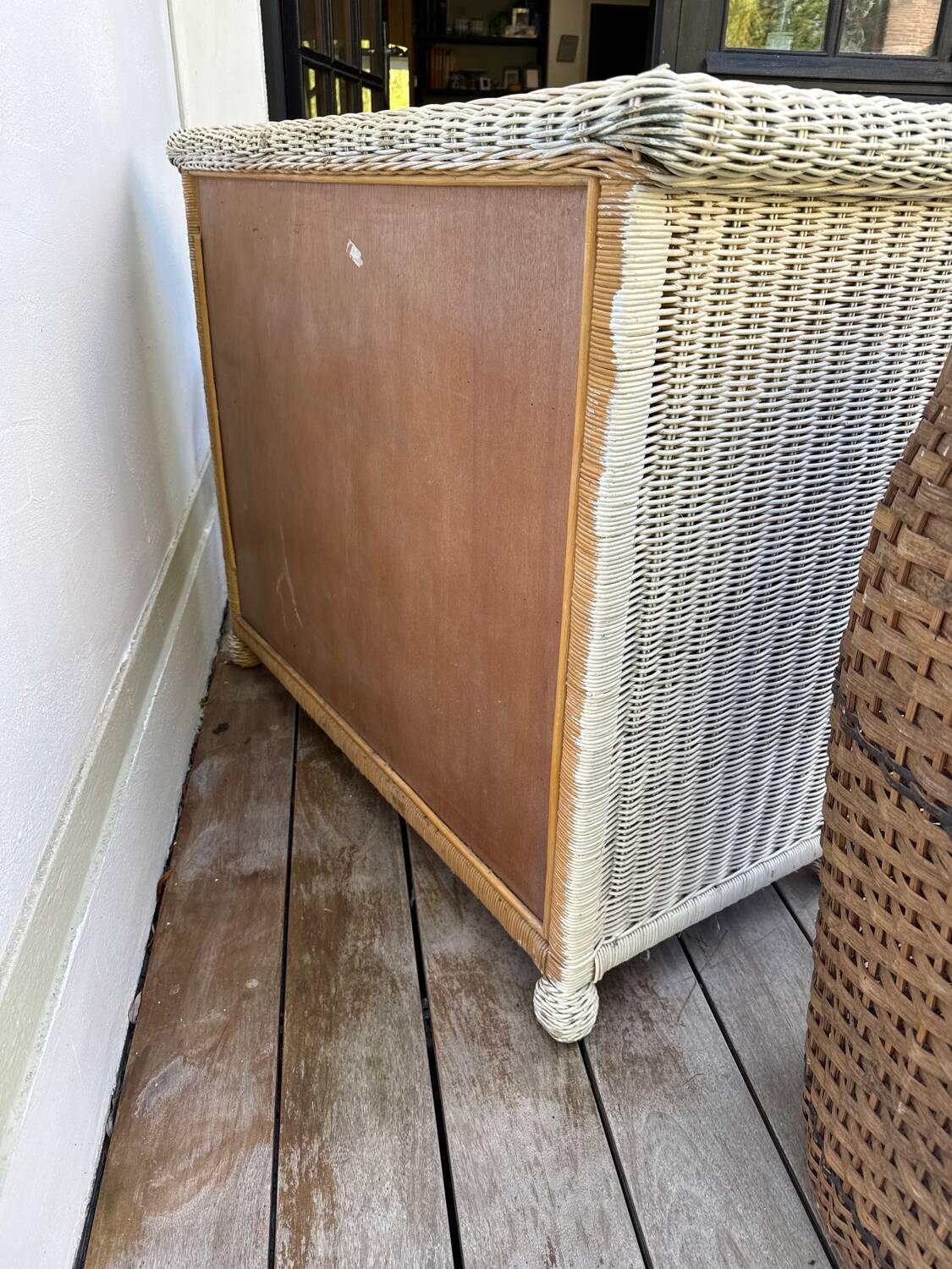 Woven chest of drawers
