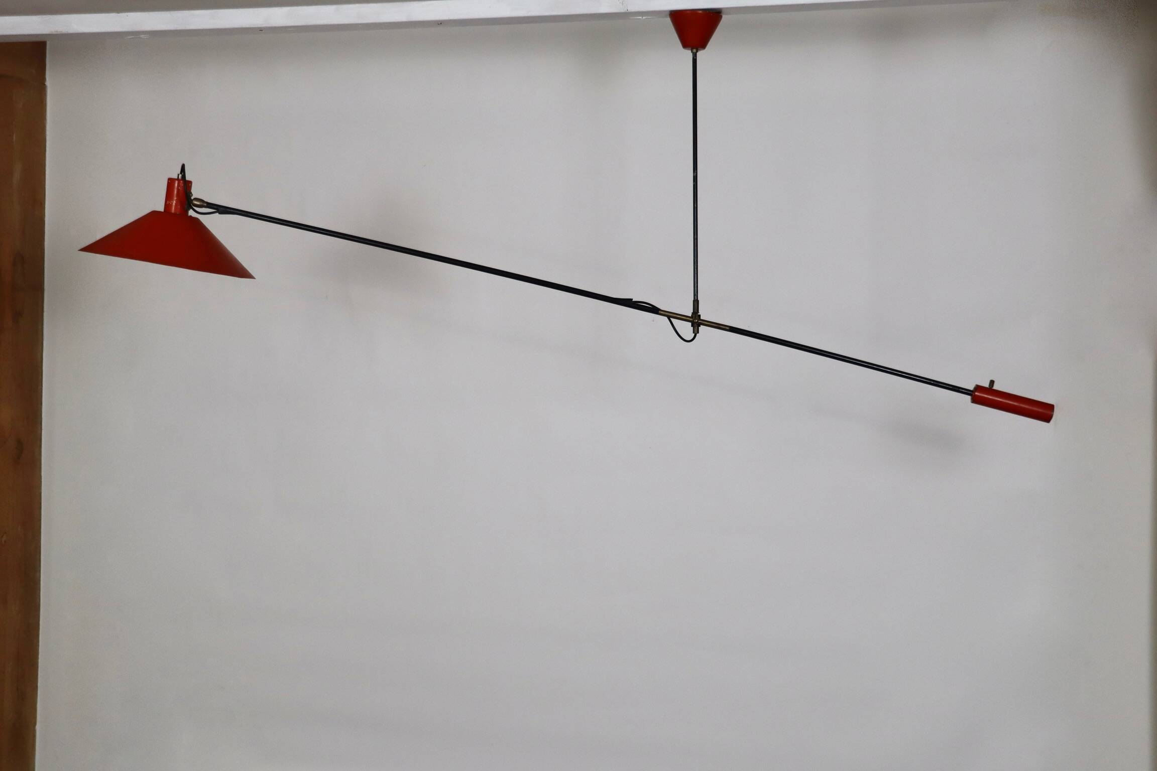 JJM Hoogervorst Anvia Counter Balance Ceiling Lamp Holland 1957