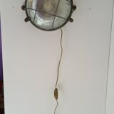 Cast iron porthole wall lamp by TH
